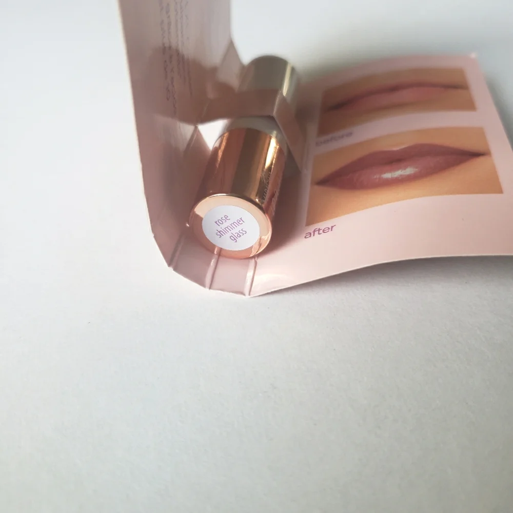 Tarte Maracuja Juicy Lip Plump Shimmer Glass In Rose Pink Mini Size NWT